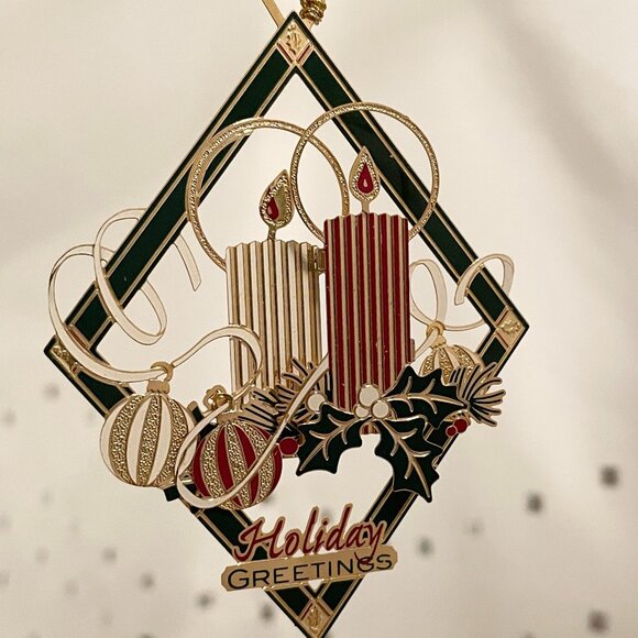 CLASSIC CANDLES 77133.010 2004 Baldwin Brass 24K Finished Brass Ornament VTG - Picture 2 of 9